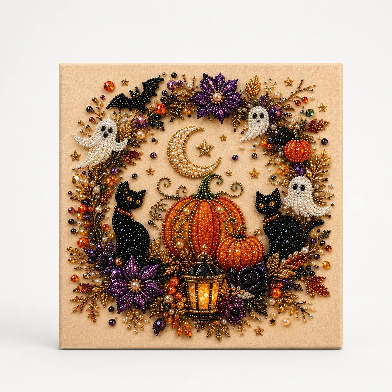 Halloween Diamond-Painting Bastelset mit Perlen | Beadory