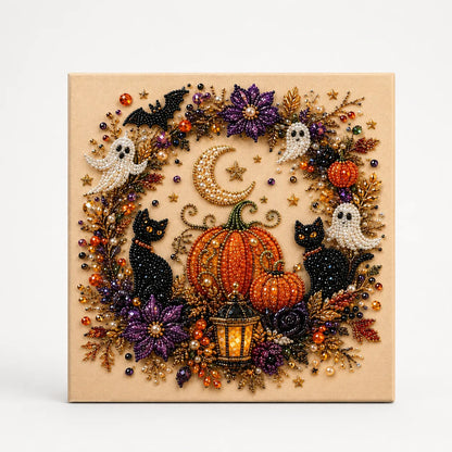 Halloween Diamond-Painting Bastelset mit Perlen | Beadory