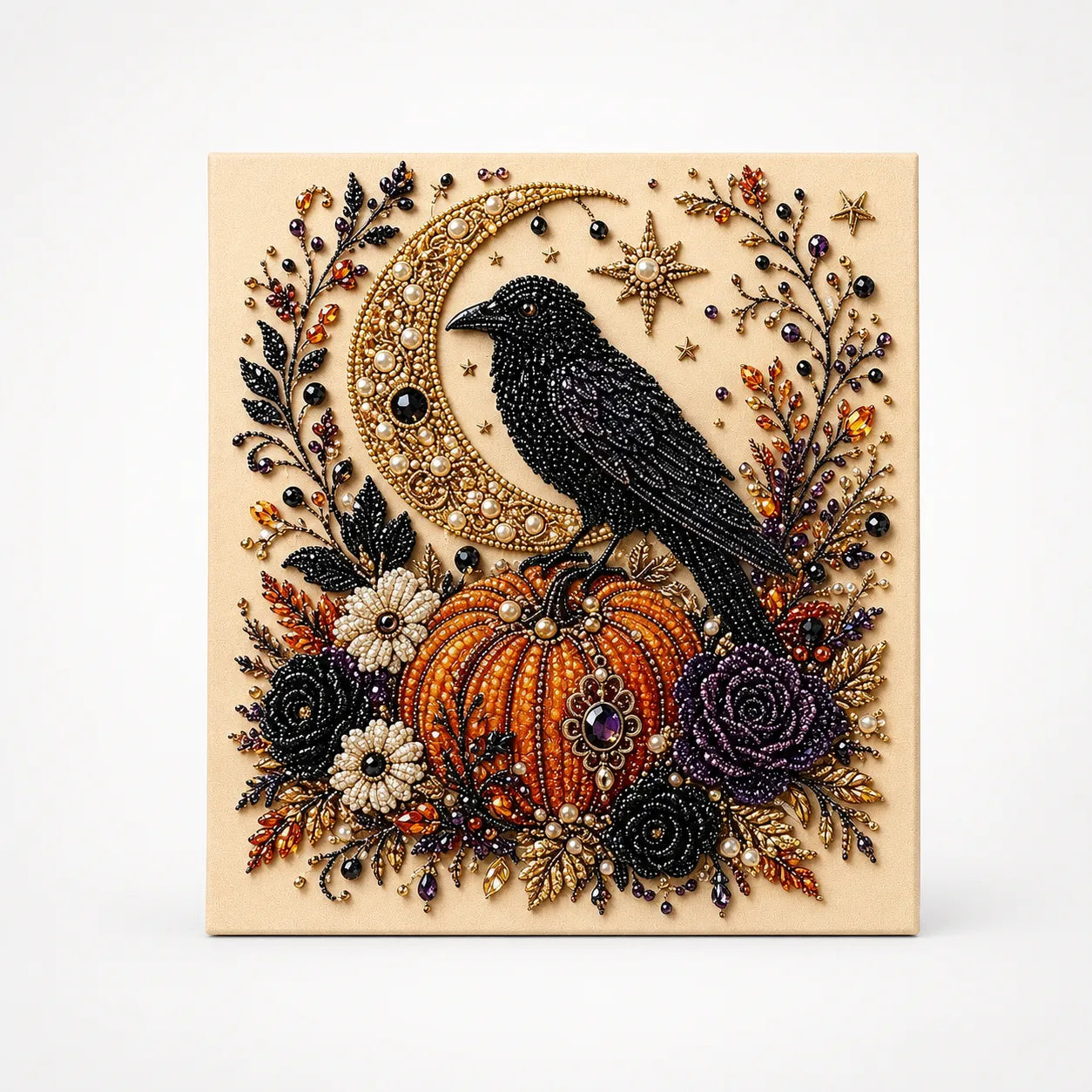 Halloween Diamond-Painting Bastelset mit Perlen | Beadory