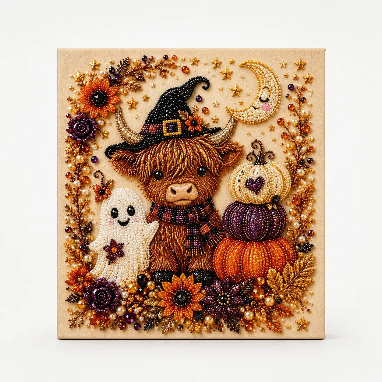 Halloween Diamond-Painting Bastelset mit Perlen | Beadory