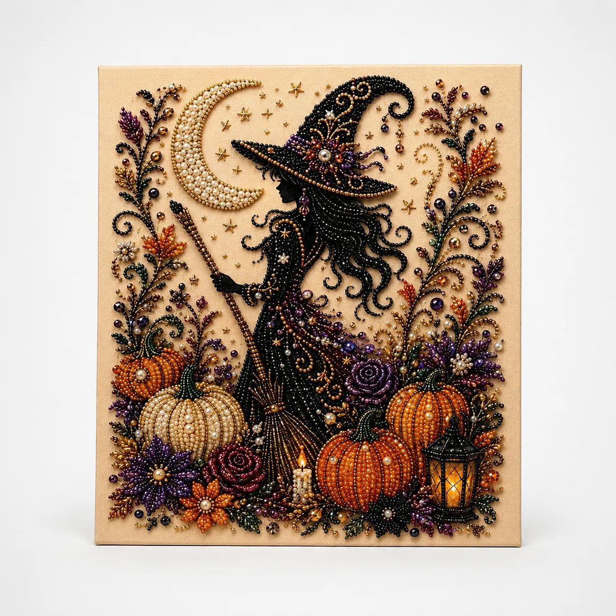 Halloween Diamond-Painting Bastelset mit Perlen | Beadory