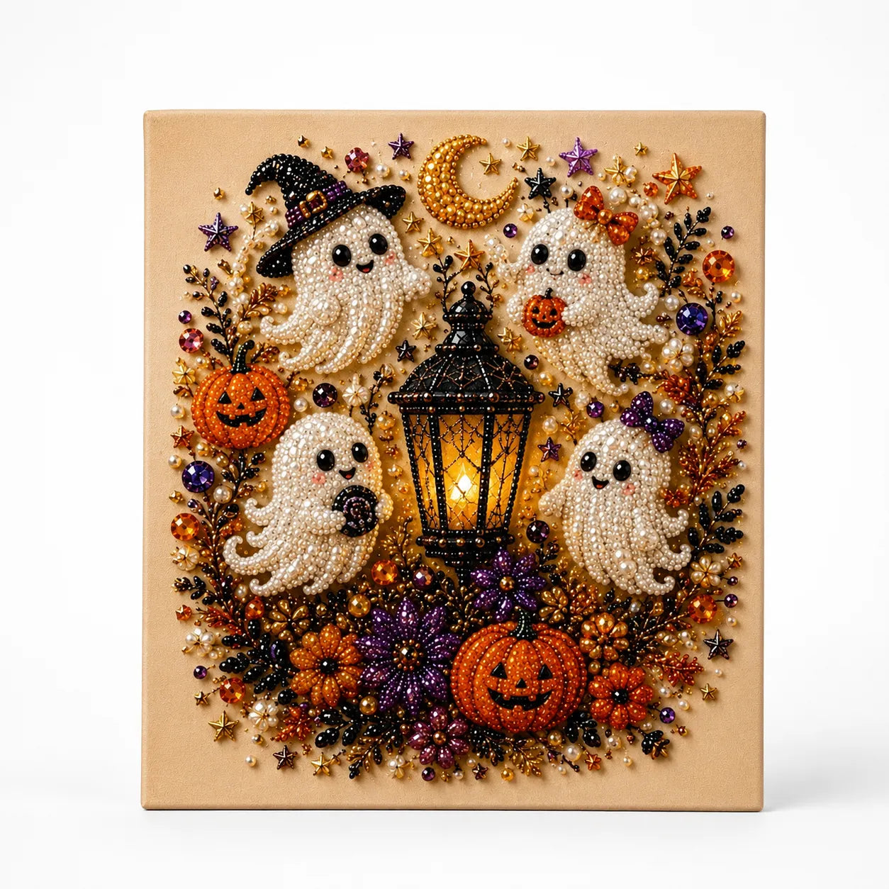 Halloween Diamond-Painting Bastelset mit Perlen | Beadory
