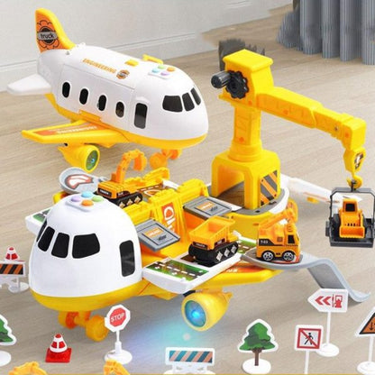 Flugzeug Spielset mit Fahrzeugen und Zubehör ab 3 Jahren