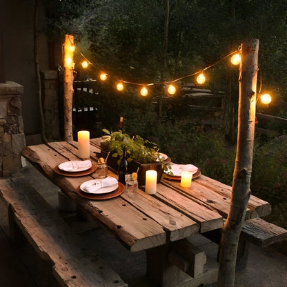 FairyFlicker Lichterketten | Luxuriöse Terrassenbeleuchtung mit wasserdichtem Schutz | 50% RABATT