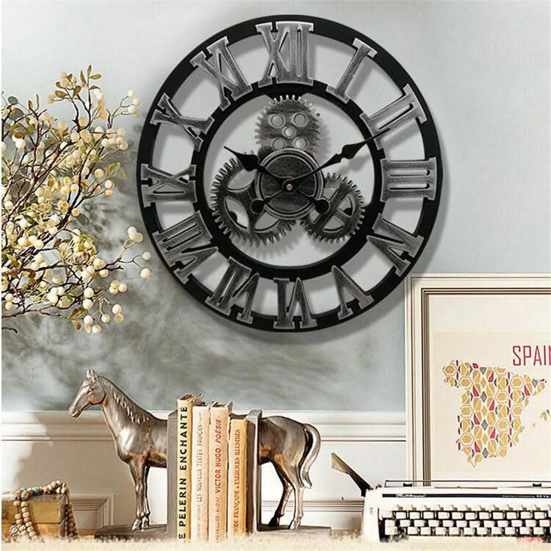 Wanduhr Zahnrad-Design