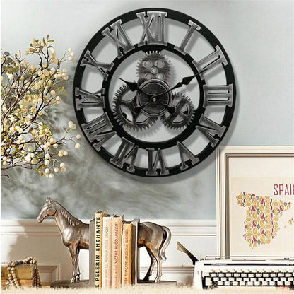 Wanduhr Zahnrad-Design