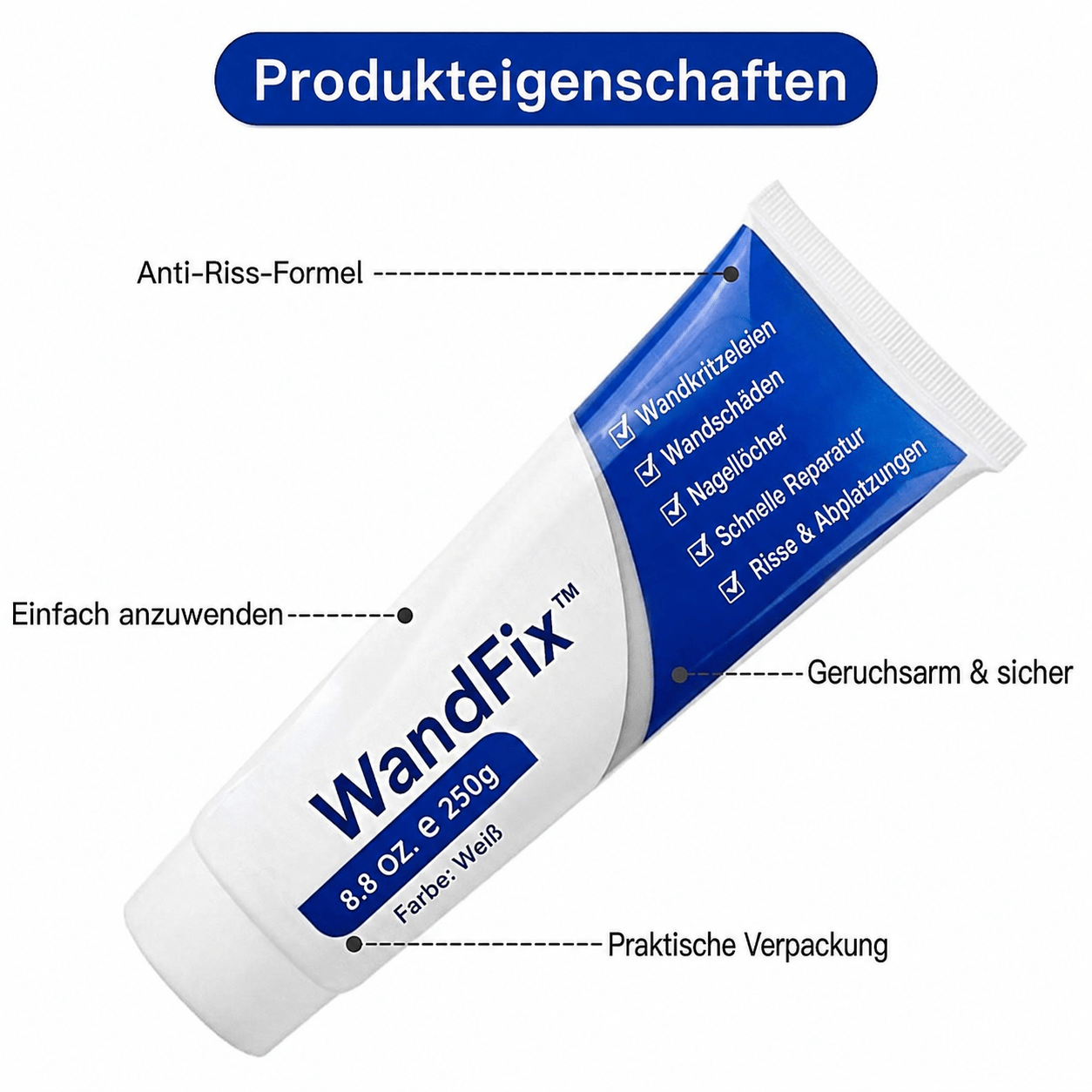 WandFix™ – Reparaturpaste für Risse & Löcher