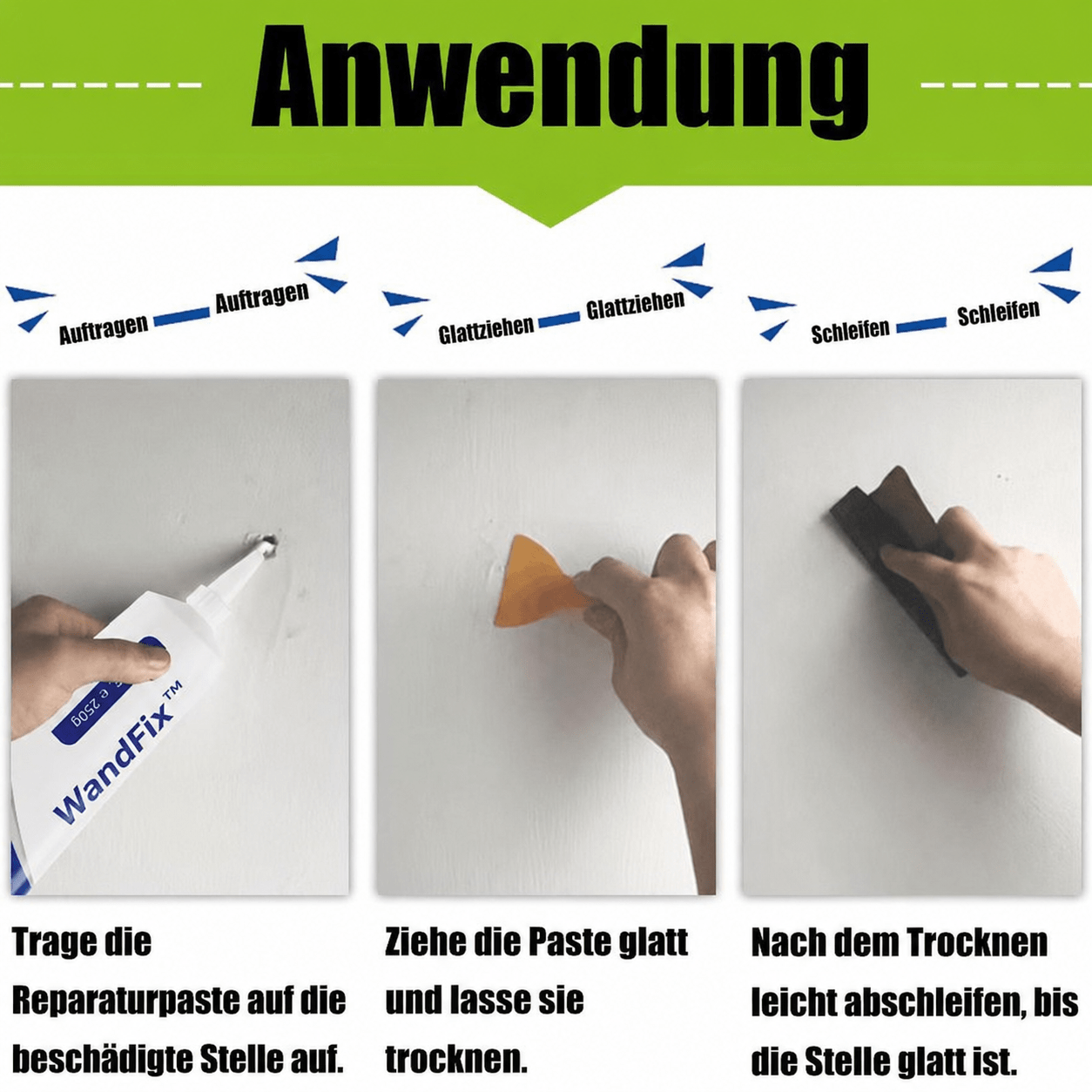 WandFix™ – Reparaturpaste für Risse & Löcher