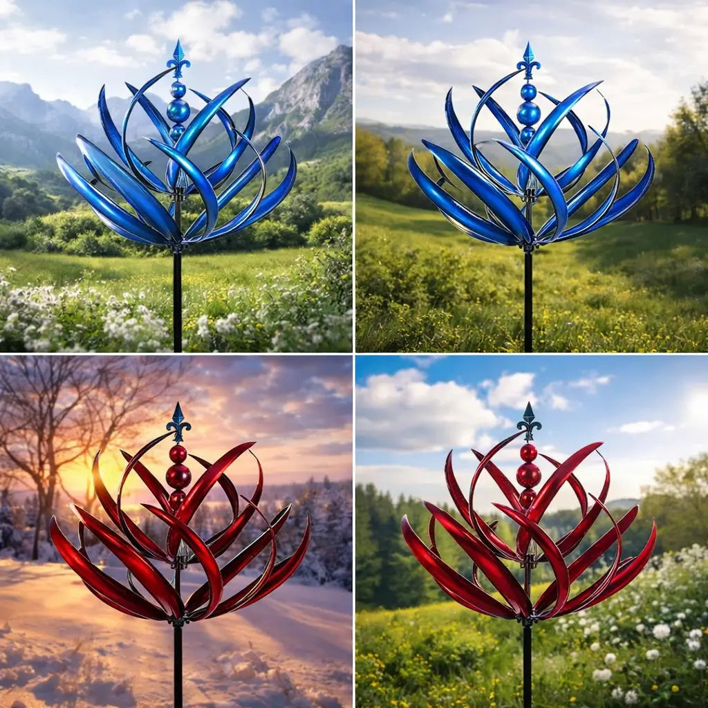 Windbloom™ | Lebendige Bewegung im Garten – dreht sich bei jedem Windhauch | Heute 50% Rabatt