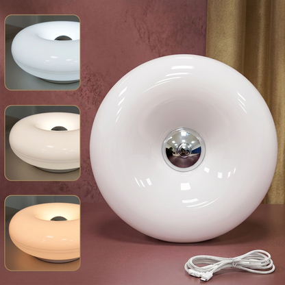 Donut-LED-Lampe Weiß